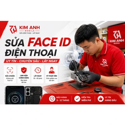 Sửa Face ID điện thoại uy tín lấy ngay tại Kim Anh Mobile Đà Nẵng