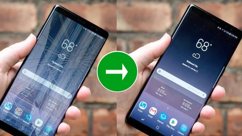 Thay màn hình Samsung Galaxy Note bị vỡ lấy ngay, uy tín tại Kim Anh Mobile Đà Nẵng.