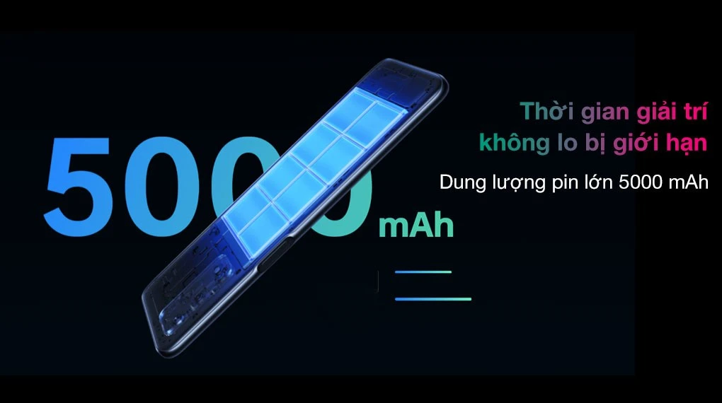 Điện thoại pin 5000mAh cho thời gian giải trí không giới hạn tại Kim Anh Mobile Đà Nẵng.