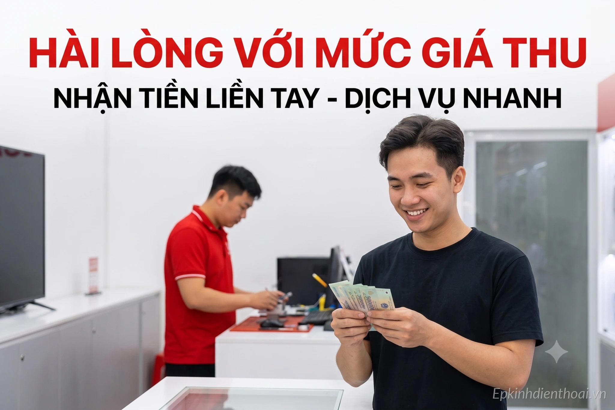 Dịch vụ thu mua điện thoại cũ giá cao, nhận tiền liền tay tại Kim Anh Mobile Đà Nẵng