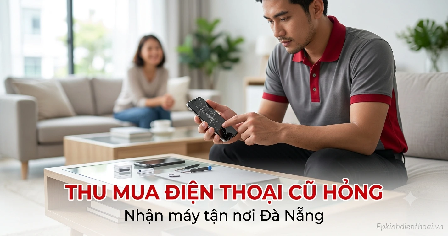 Thu mua điện thoại cũ hỏng tận nơi tại Kim Anh Mobile Đà Nẵng