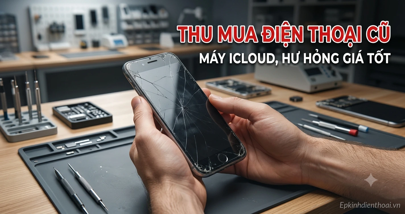 Thu mua điện thoại cũ, máy iCloud, hư hỏng giá tốt tại Kim Anh Mobile Đà Nẵng