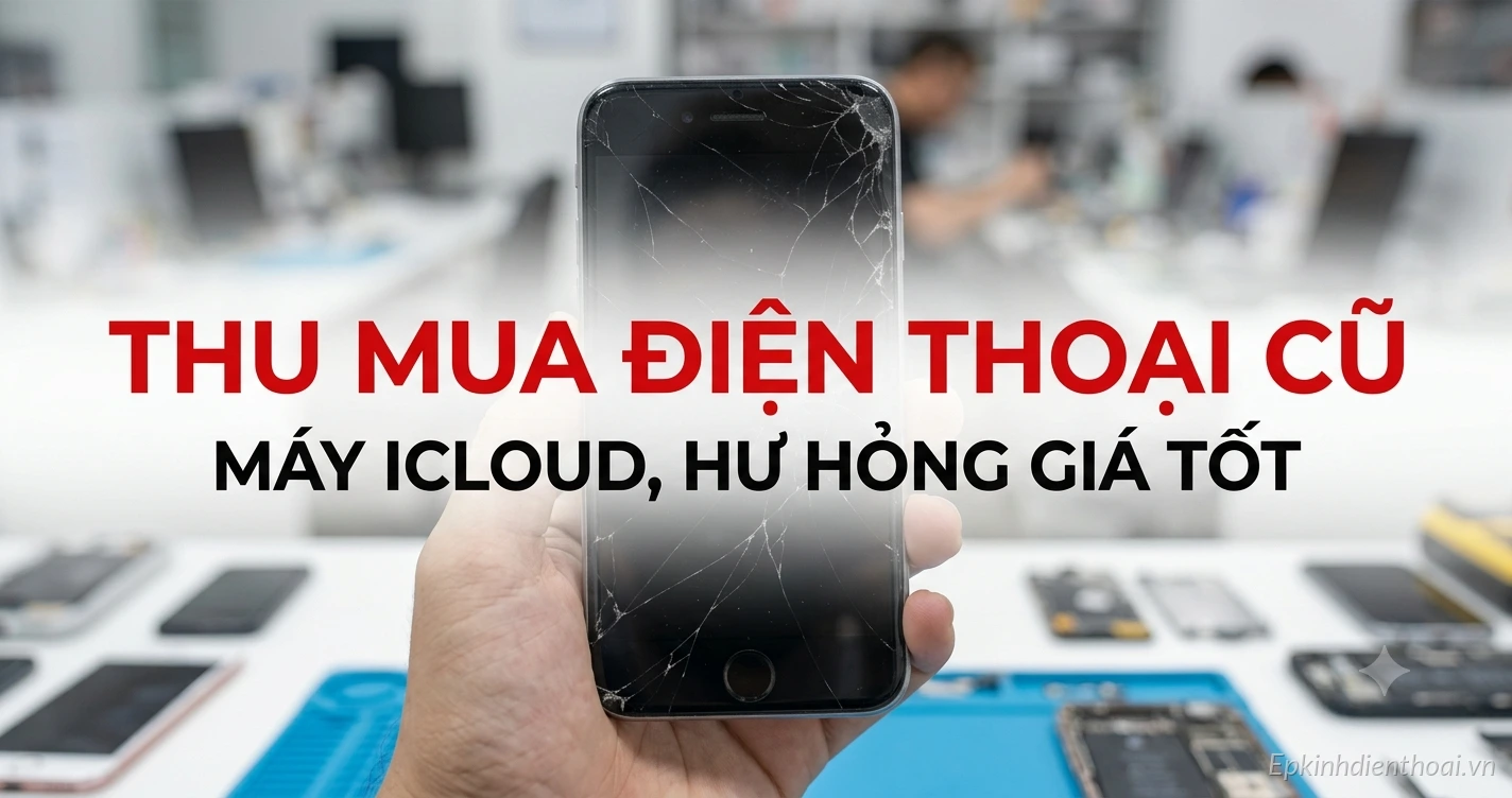 Thu mua điện thoại cũ, máy iCloud, hư hỏng giá tốt tại Kim Anh Mobile Đà Nẵng