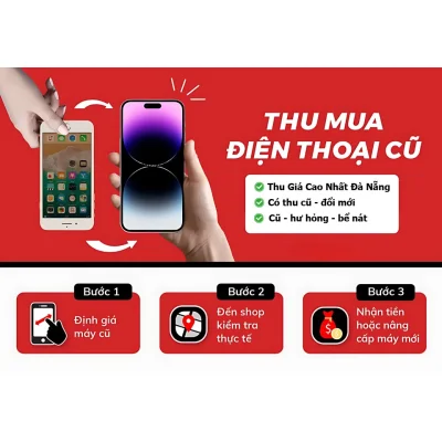 Banner quảng cáo dịch vụ thu mua điện thoại cũ đổi mới giá cao tại Kim Anh Mobile Đà Nẵng