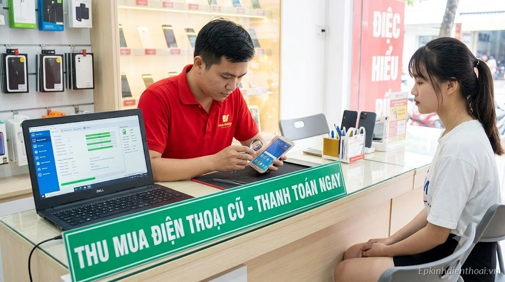 Thu mua điện thoại cũ giá cao, thanh toán ngay tại Kim Anh Mobile Đà Nẵng