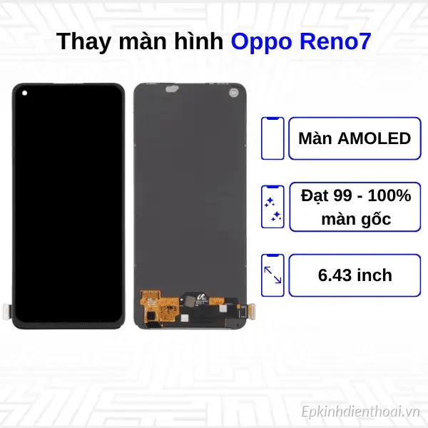 Màn hình Oppo Reno 7Z AMOLED zin chính hãng tại Kim Anh Mobile Đà Nẵng