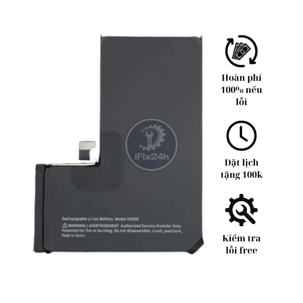 Pin iPhone 14 Pro Max zin chính hãng, thay lấy ngay tại Kim Anh Mobile Đà Nẵng.