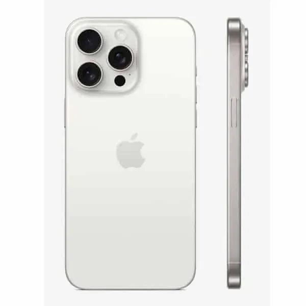 Điện thoại Apple iPhone 15 Pro Max màu titan trắng chính hãng giá tốt tại Kim Anh Mobile Đà Nẵng.