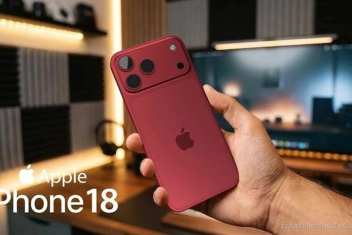 Điện thoại Apple iPhone 18 màu đỏ giá tốt tại Kim Anh Mobile Đà Nẵng