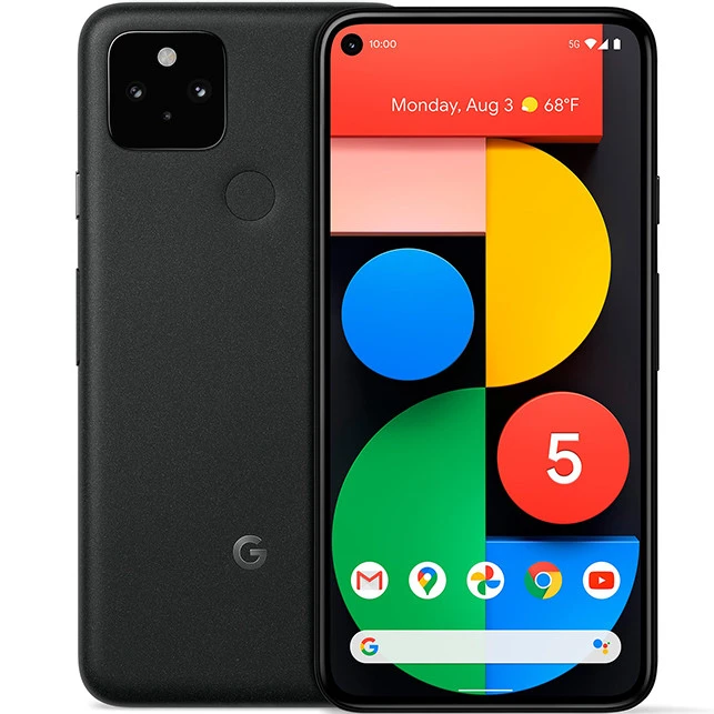 Điện thoại Google Pixel 5 màu đen chính hãng giá rẻ tại Kim Anh Mobile Đà Nẵng.