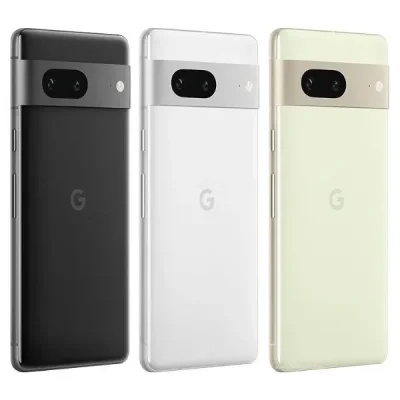 Điện thoại Google Pixel 7 các màu đen, trắng, xanh lá chính hãng tại Kim Anh Mobile Đà Nẵng.