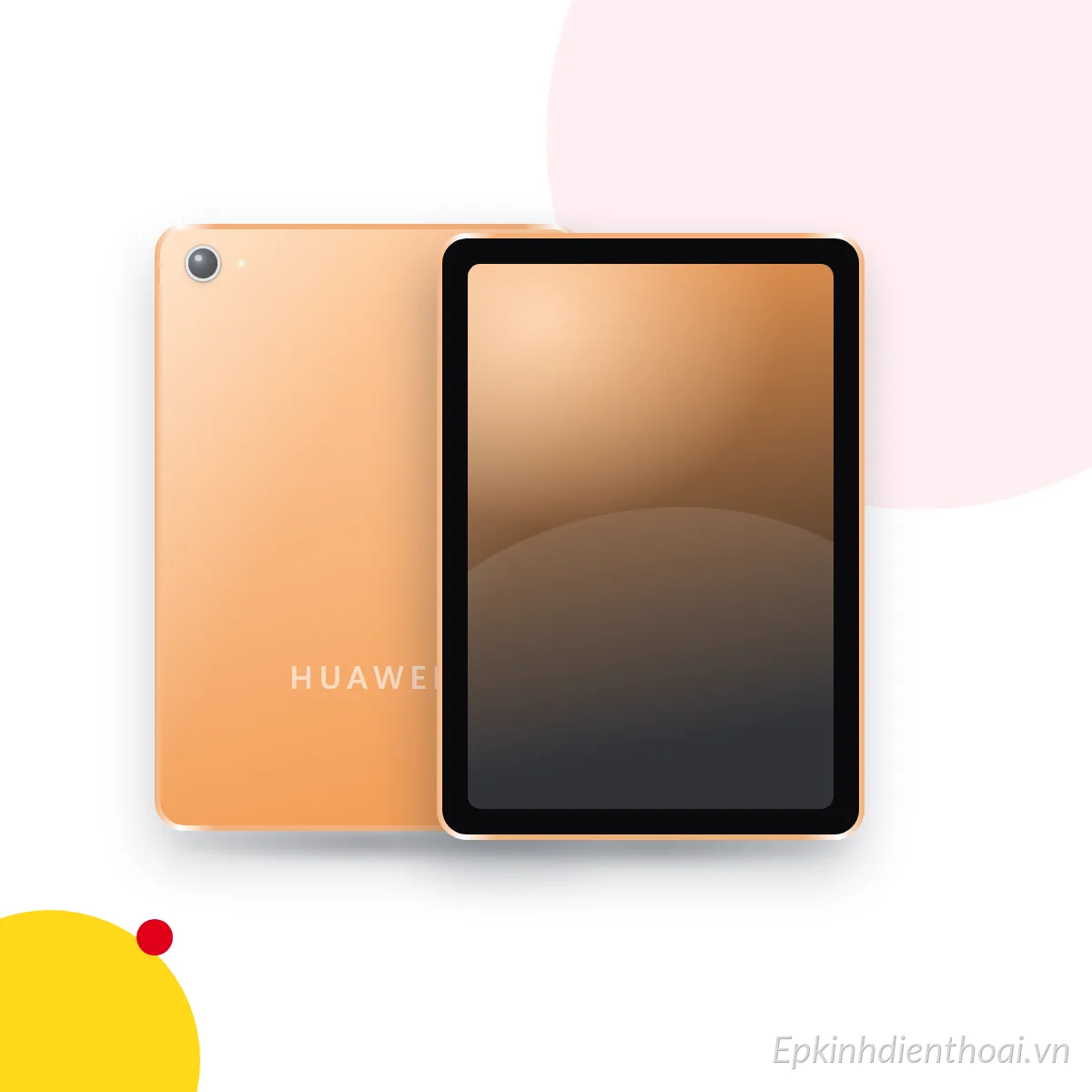 Mặt trước và mặt sau máy tính bảng HUAWEI MediaPad T5 (ảnh minh hoạ)