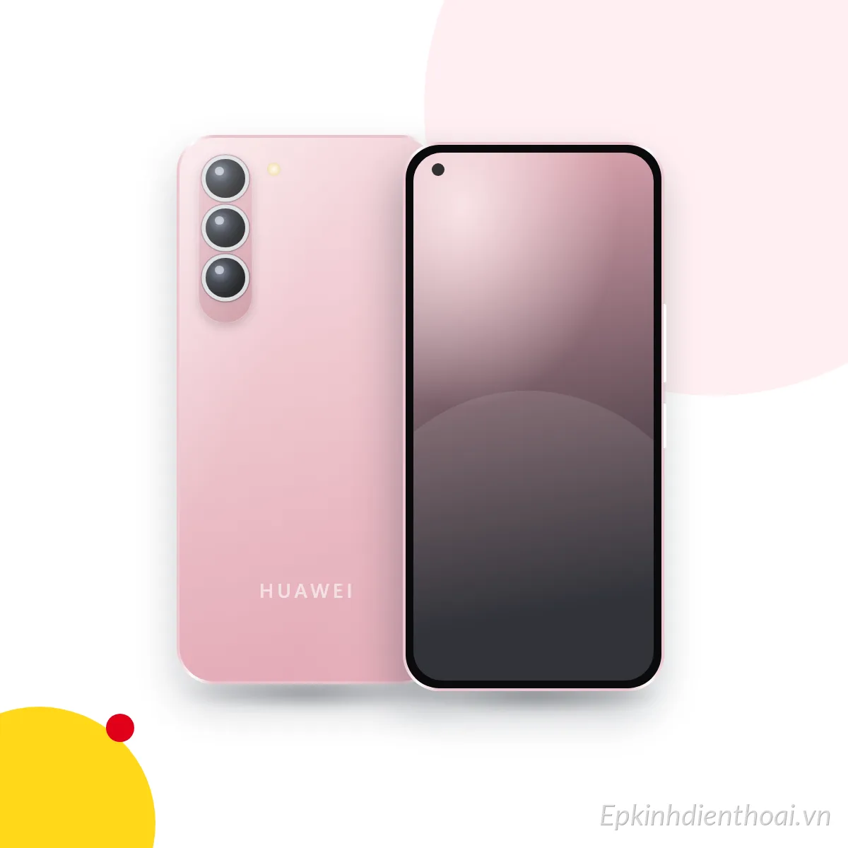 Mặt trước và mặt sau điện thoại HUAWEI nova 12 Pro (ảnh minh hoạ)
