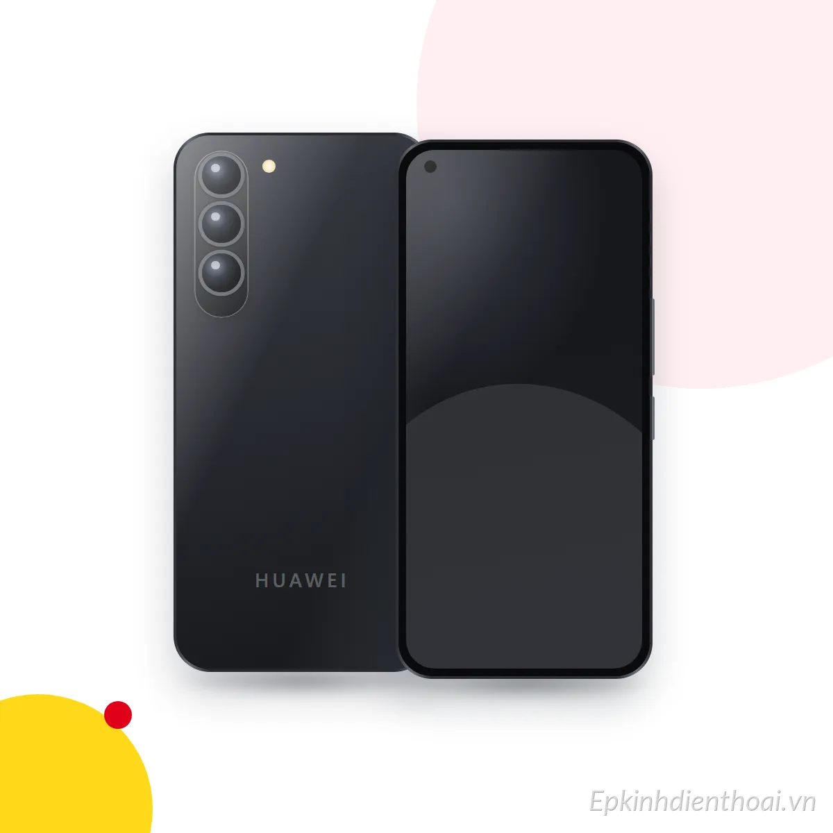 Mặt trước và mặt sau điện thoại HUAWEI nova 9 SE (ảnh minh hoạ)