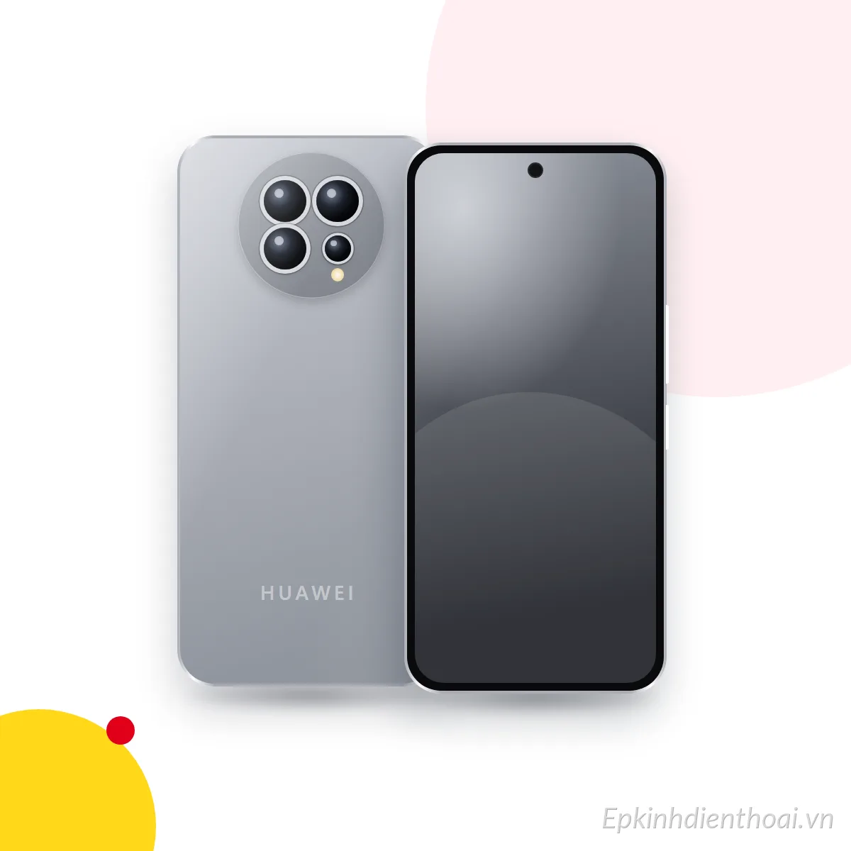 Mặt trước và mặt sau điện thoại HUAWEI nova Y92 (ảnh minh hoạ)