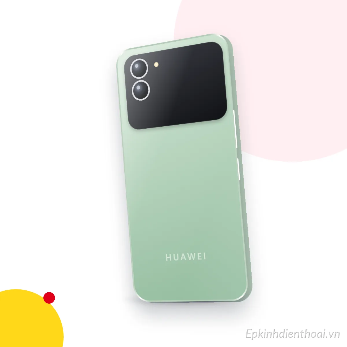 Mặt sau điện thoại HUAWEI P50 Pocket Premium Edition (ảnh minh hoạ)