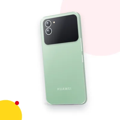 Mặt sau điện thoại HUAWEI P50 Pocket Premium Edition (ảnh minh hoạ)