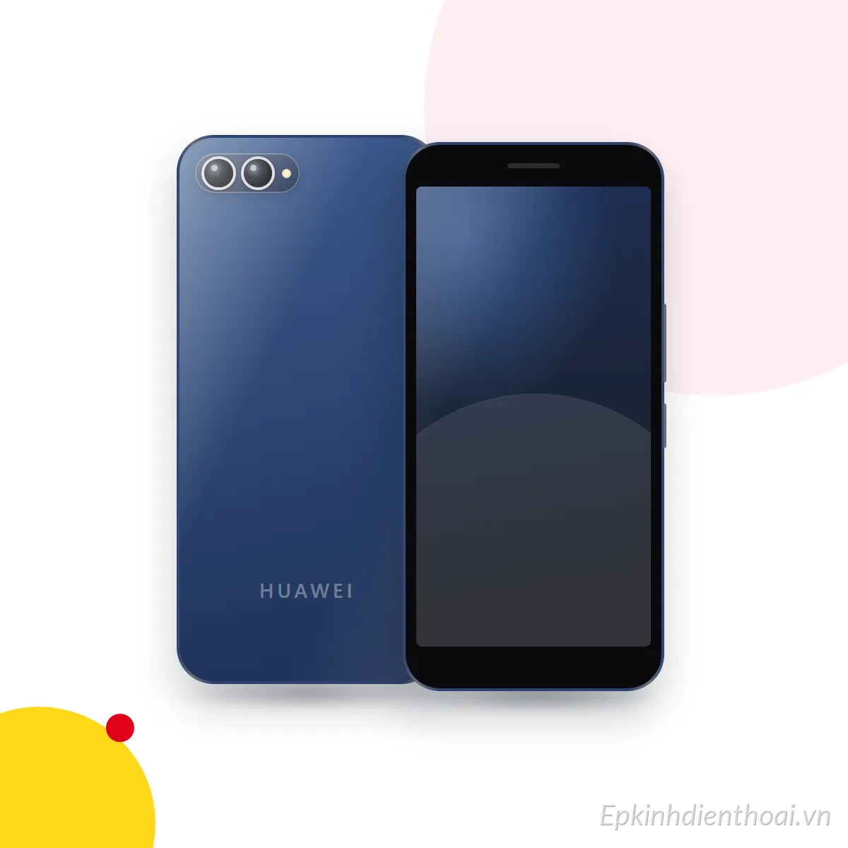 Mặt trước và mặt sau điện thoại HUAWEI P9 (ảnh minh hoạ)