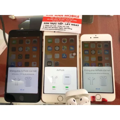 Điện thoại iPhone và tai nghe AirPods Apple chính hãng giá rẻ tại Kim Anh Mobile Đà Nẵng.