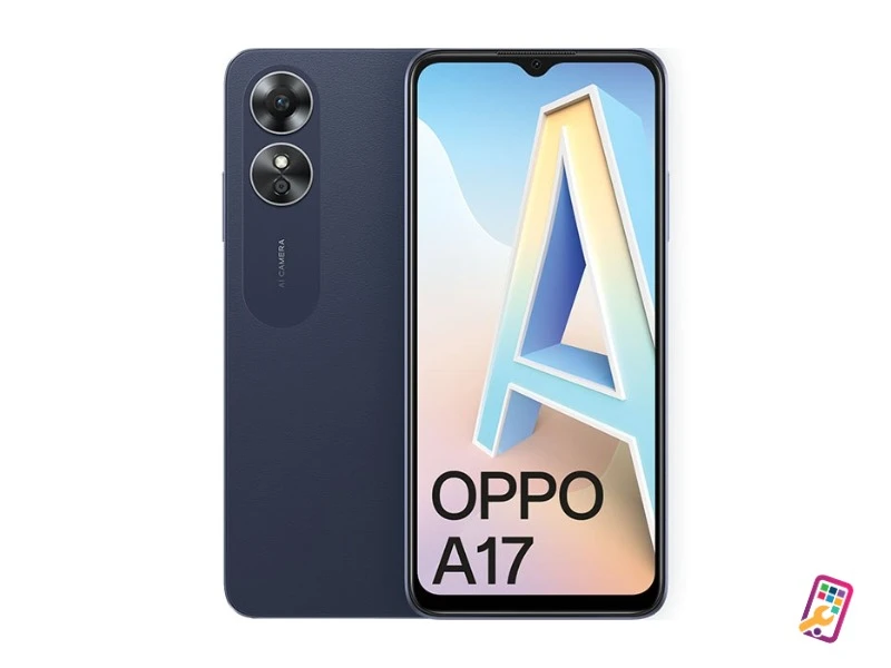 Điện thoại OPPO A17 màu xanh chính hãng giá rẻ tại Kim Anh Mobile Đà Nẵng.