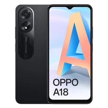 Điện thoại Oppo A18 màu đen chính hãng giá rẻ tại Kim Anh Mobile Đà Nẵng