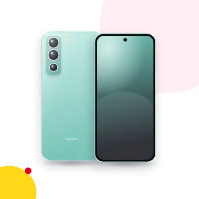 Mặt trước và mặt sau điện thoại OPPO A1x (ảnh minh hoạ)