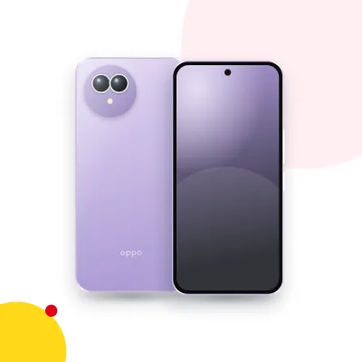 Mặt trước và mặt sau điện thoại OPPO A5x (ảnh minh hoạ)