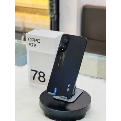 Điện thoại OPPO A78 màu đen chính hãng giá rẻ tại Kim Anh Mobile Đà Nẵng.