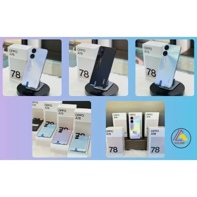 Điện thoại OPPO A78 nhiều màu sắc chính hãng giá rẻ tại Kim Anh Mobile Đà Nẵng.