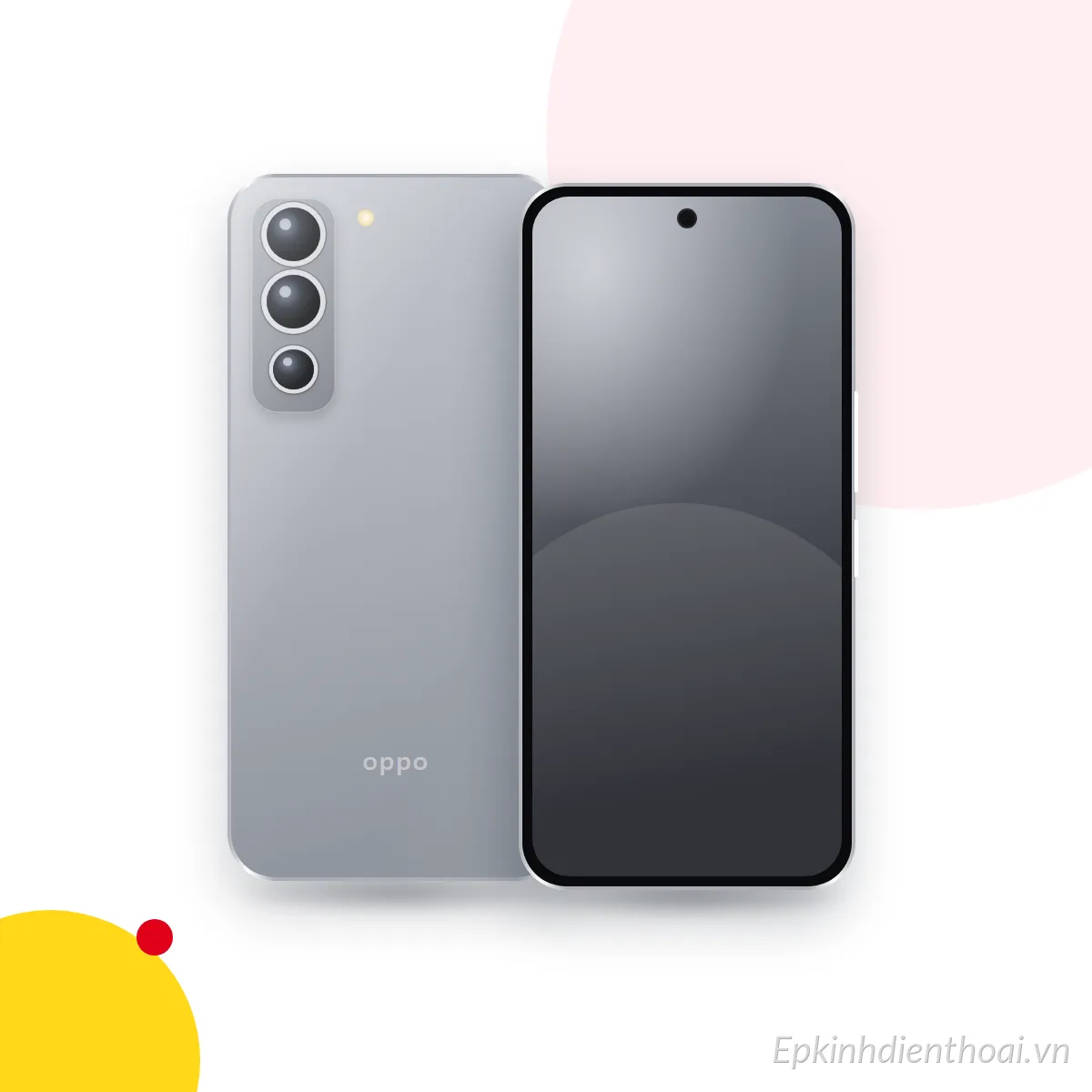 Mặt trước và mặt sau điện thoại OPPO Find X3 (ảnh minh hoạ)