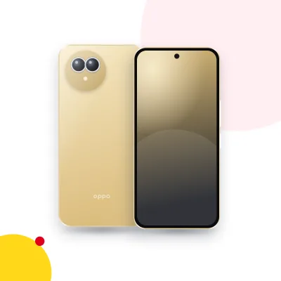 Mặt trước và mặt sau điện thoại OPPO Reno 12F (ảnh minh hoạ)