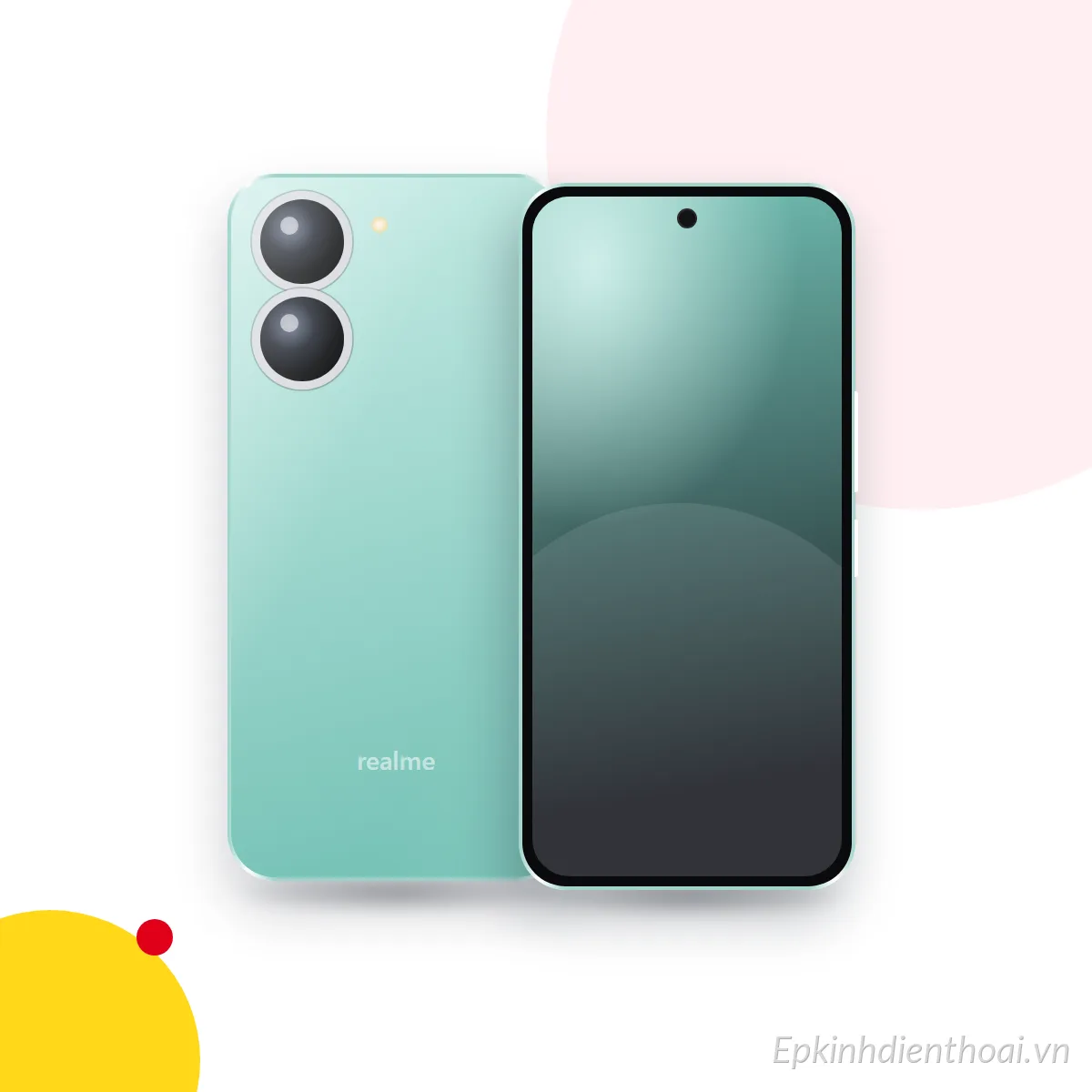 Mặt trước và mặt sau điện thoại realme 11 5G (ảnh minh hoạ)