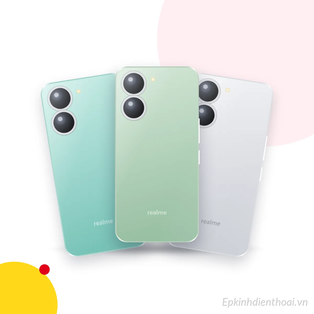 Điện thoại realme 11 Pro+ các màu (ảnh minh hoạ)