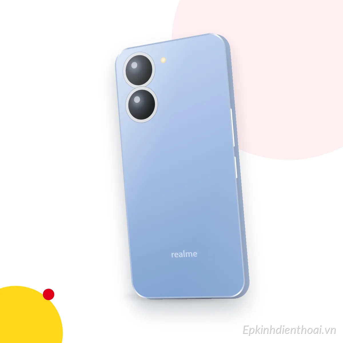 Mặt sau điện thoại realme 12+ (ảnh minh hoạ)