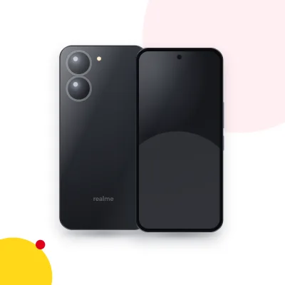 Mặt trước và mặt sau điện thoại realme 13+ 5G (ảnh minh hoạ)