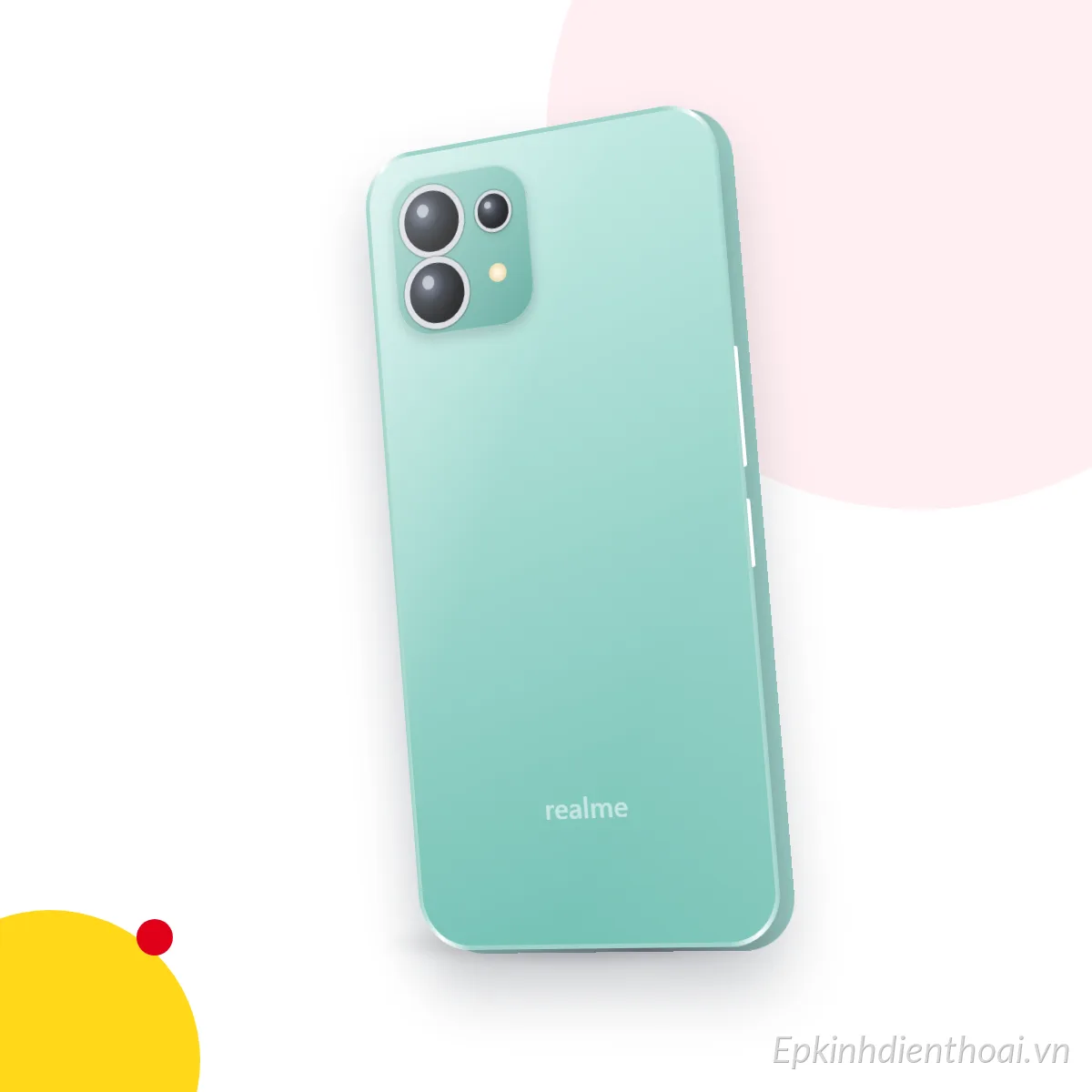 Mặt sau điện thoại realme 5 (ảnh minh hoạ)