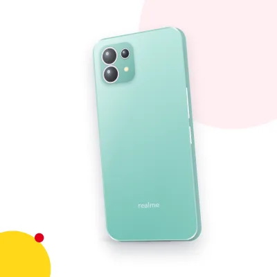 Mặt sau điện thoại realme 5 (ảnh minh hoạ)