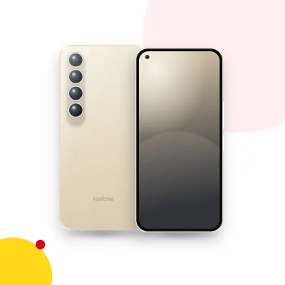 Mặt trước và mặt sau điện thoại realme 9 Pro (ảnh minh hoạ)