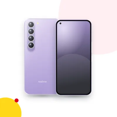 Mặt trước và mặt sau điện thoại realme 9 Pro Q3s (ảnh minh hoạ)