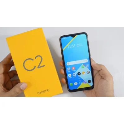 Điện thoại Realme C2 chính hãng cùng hộp sản phẩm, giá tốt tại Kim Anh Mobile Đà Nẵng.