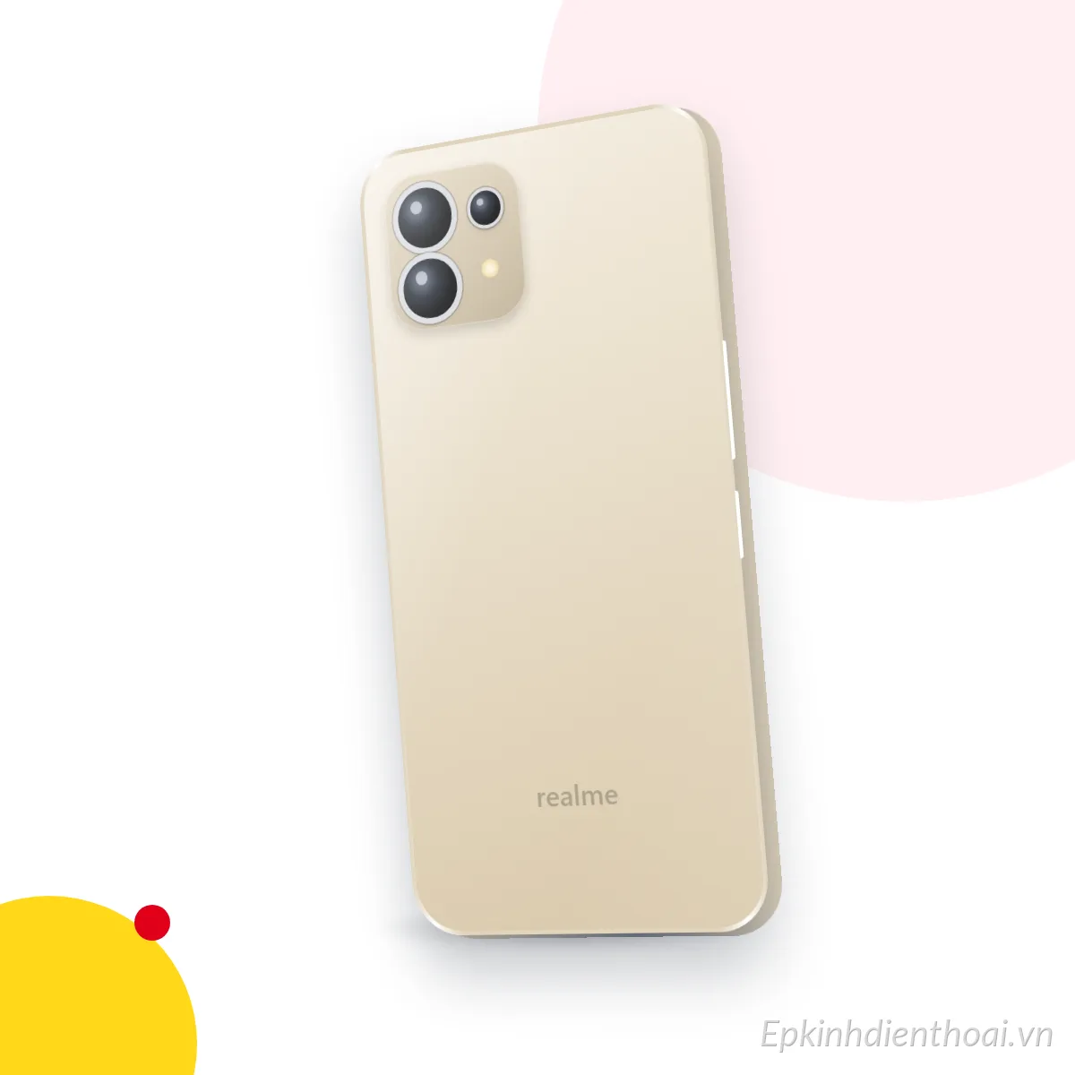 Mặt sau điện thoại realme C33 (ảnh minh hoạ)