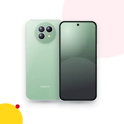 Mặt trước và mặt sau điện thoại realme GT 8t (ảnh minh hoạ)