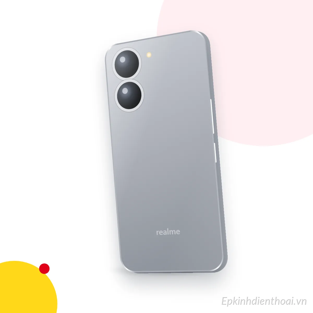 Mặt sau điện thoại realme K10 (ảnh minh hoạ)