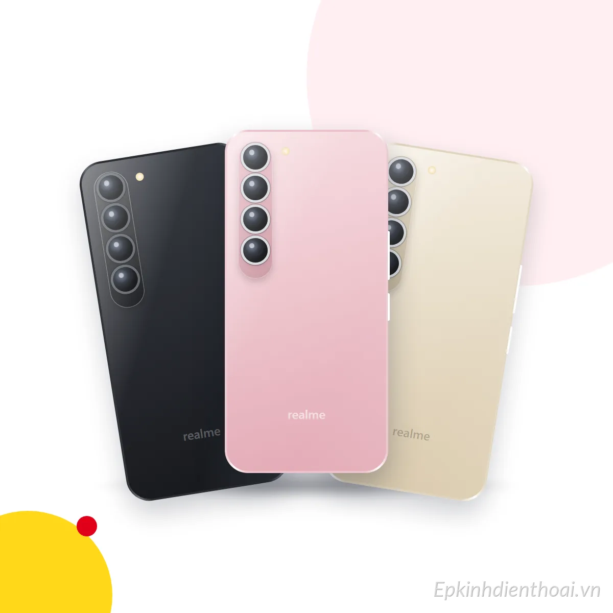 Điện thoại realme K9s các màu (ảnh minh hoạ)