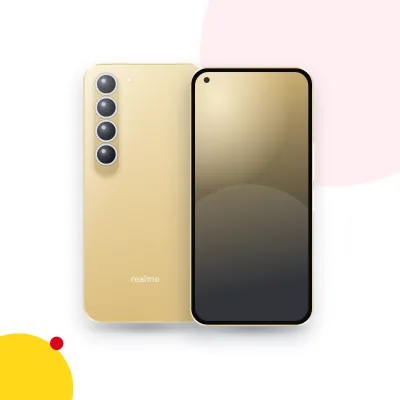 Mặt trước và mặt sau điện thoại realme Narzo 60 Pro (ảnh minh hoạ)