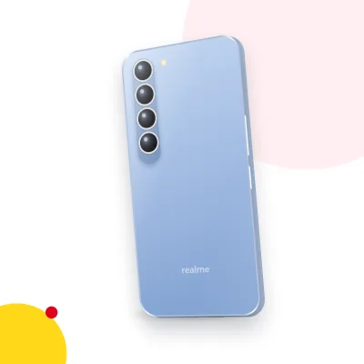 Mặt sau điện thoại realme V3 (ảnh minh hoạ)