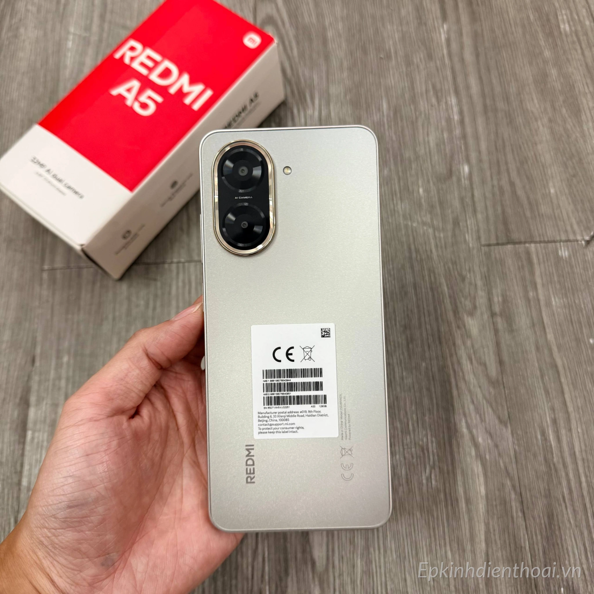 Điện thoại Redmi A5 màu bạc giá rẻ tại Kim Anh Mobile Đà Nẵng