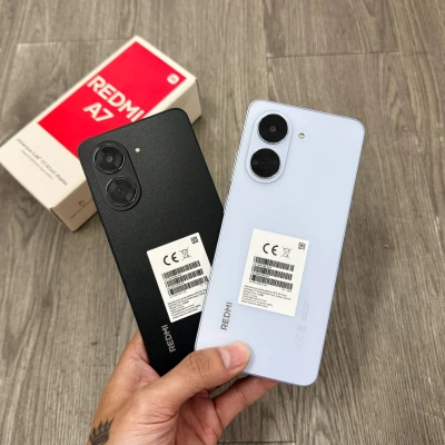 Điện thoại Redmi A7 màu đen và trắng giá rẻ tại Kim Anh Mobile Đà Nẵng