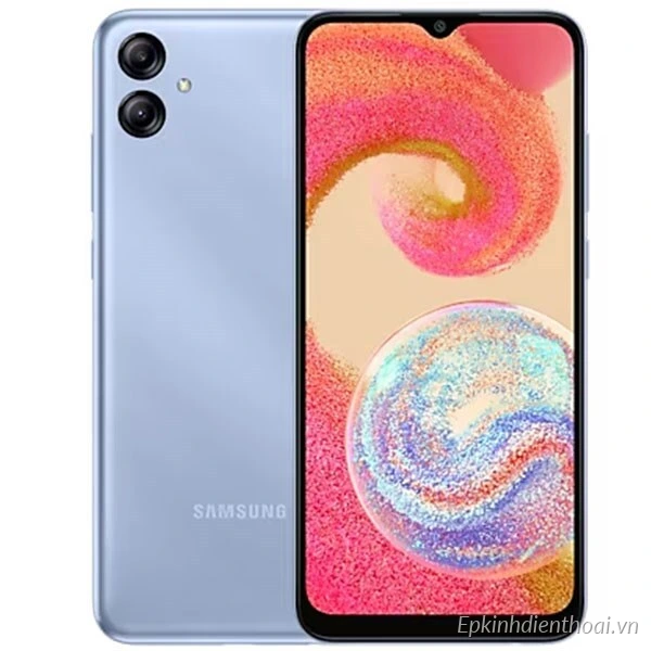 Điện thoại Samsung Galaxy A04e màu xanh chính hãng giá rẻ tại Kim Anh Mobile Đà Nẵng