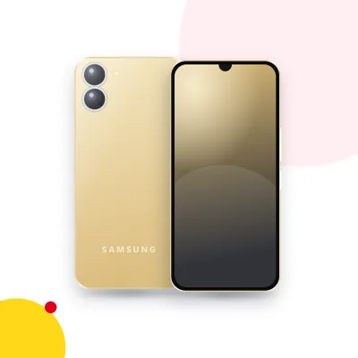 Mặt trước và mặt sau điện thoại Samsung Galaxy A05s (ảnh minh hoạ)